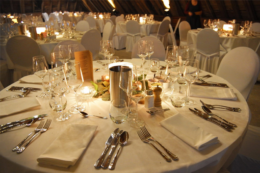 Tischdekoration Tagung NRW