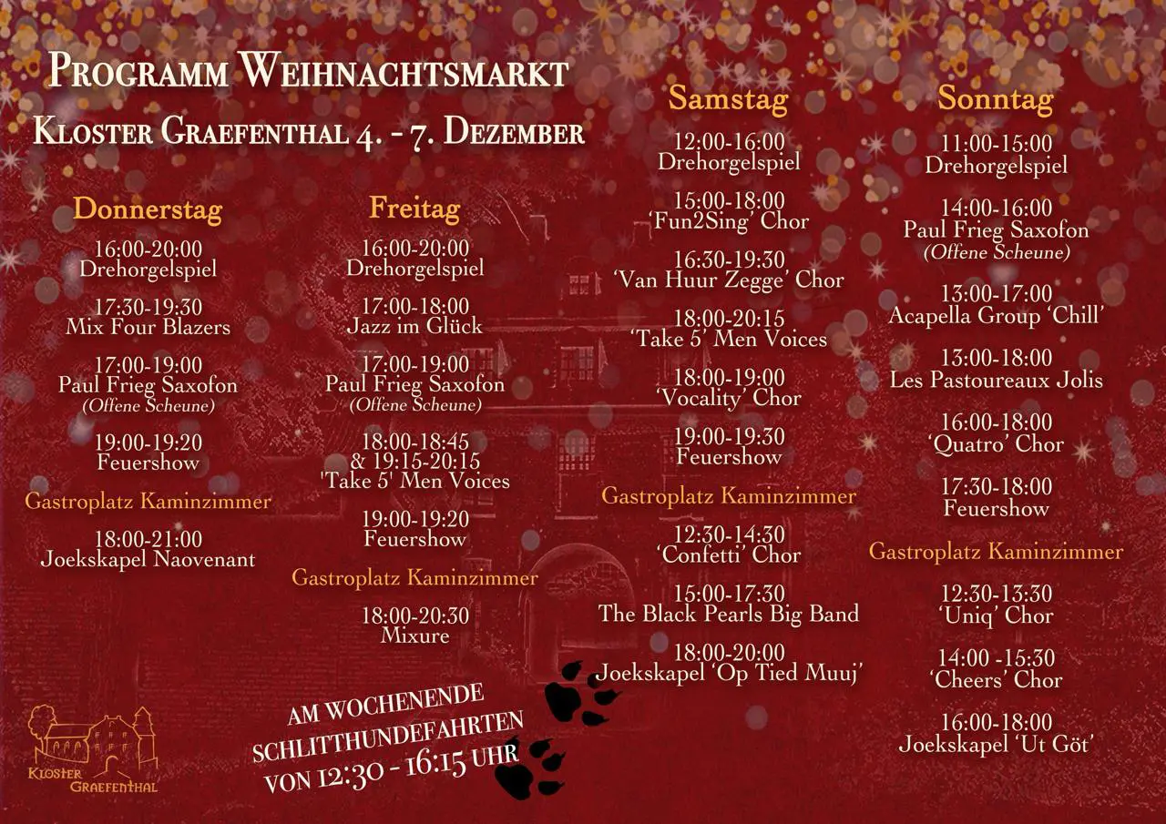 Kloster Graefenthal Weihnachtsmarkt