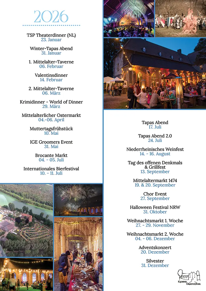 Kloster Graefenthal Jahreskalender 2026